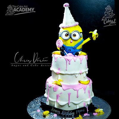 Minion Birthday Bananas Cake - Cake by Chris Durón from thecakeart.academy