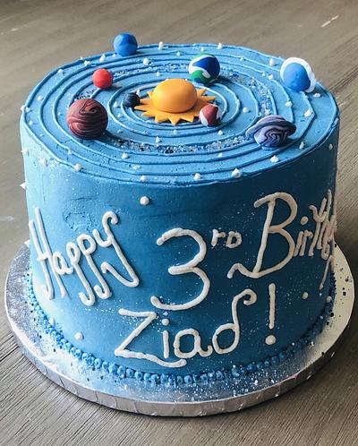Solar system birthday  - Cake by MerMade