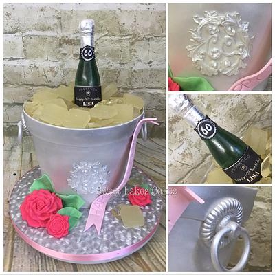 CHAMPAGNE 🍾 🥂 BUCKET - Cake by Sweet Lakes Cakes