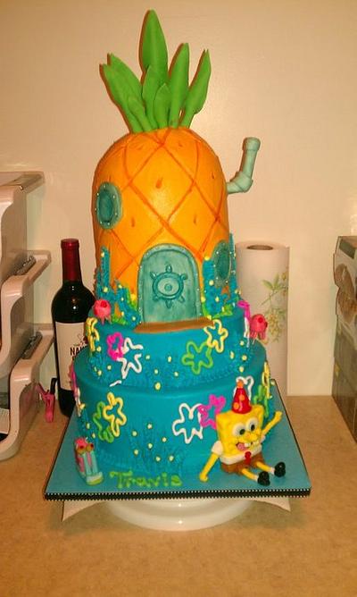 Spongebob Cake!! - Cake by Tiffany Palmer