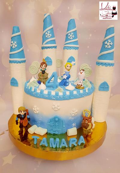 "Frozen Castle cake" - Cake by Noha Sami