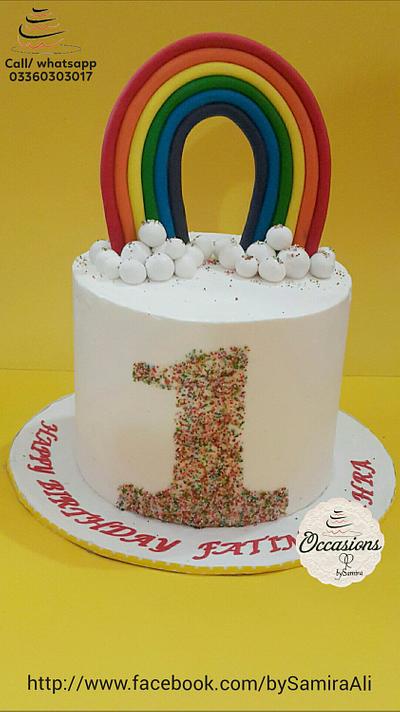 Rainbow cake - Cake by Occasions Cakes