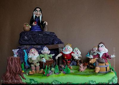 the seven dwarfs - Cake by Pamela Iacobellis