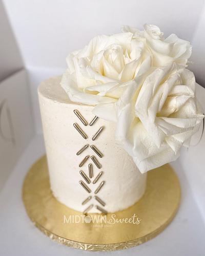 Less is More: 18th Birthday Cake - Cake by Midtown Sweets