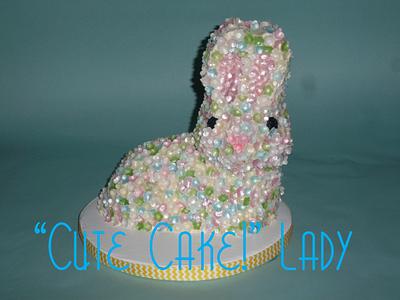 Bunny topiary - Cake by "Cute Cake!" Lady (Carol Seng)