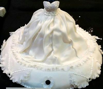 WEDDING DRESS - Cake by Eliz4cakes 