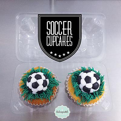 Cupcakes Fútbol Medellín - Cake by Dulcepastel.com
