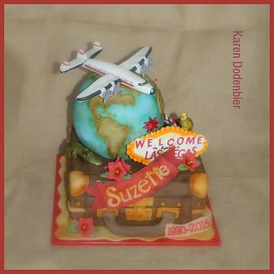 Constillation plane cake! - Cake by Karen Dodenbier