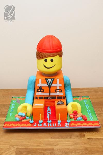 Emmet Lego Cake - Cake by UNIQUE CAKES, by Yevnig