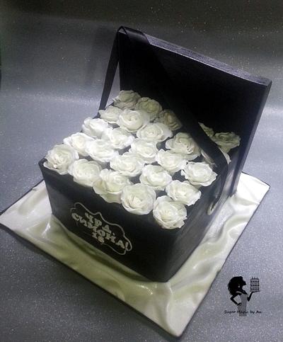 Box with roses - Cake by Antonia Lazarova