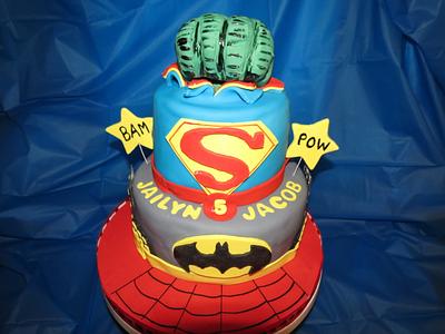 Super Hero Cake - Cake by Vilma