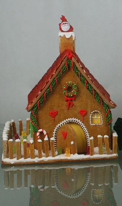 Ginger bread Houses - Cake by Viktoria`s Cakes