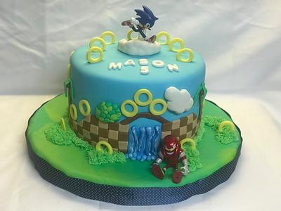 Sonic the Hedgehog - Cake by Laurie