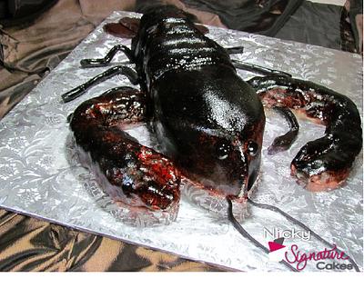 Lobster Cake - Cake by NickySignatureCakes