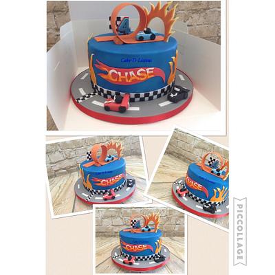 Hot Wheels 4th birthday - Cake by Sweet Lakes Cakes