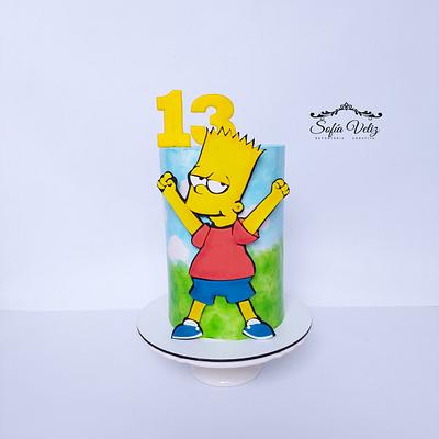Los Simpson - Cake by Sofia veliz