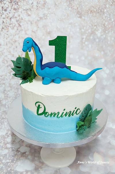 Dino Cake - Cake by Anna's World of Sweets 