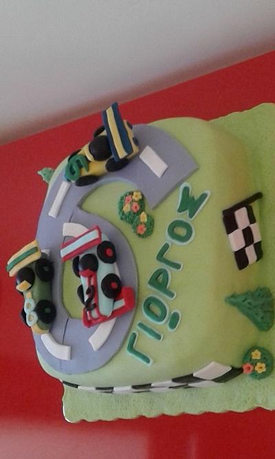 Race car cake - Cake by Petra Florean