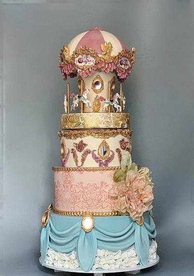 Carousel  - Cake by Dsweetcakery
