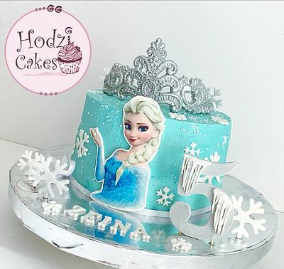 Frozen Cake ❄️💙 - Cake by Hend Taha-HODZI CAKES