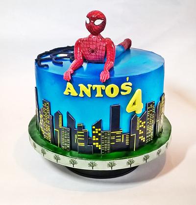 Spiderman cake ! - Cake by Iwona Sobejko