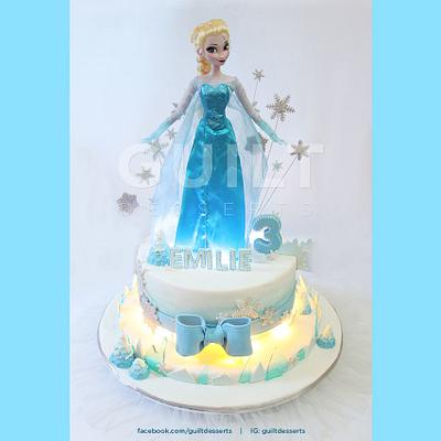 Elsa Doll cake - Cake by Guilt Desserts