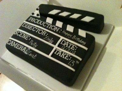 clapperboard - Cake by little pickers cakes