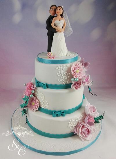 Vintage Wedding Love - Cake by Sandy's Cakes - Torten mit Flair