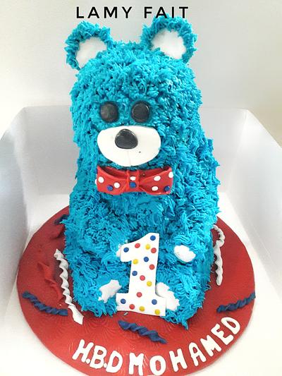 Teddy bear cake - Cake by Randa Elrawy