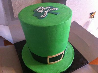 St. Patty's day hat - Cake by Rebecca Litterell