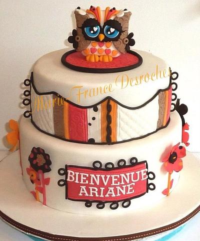Owl shower cake - Cake by Marie-France