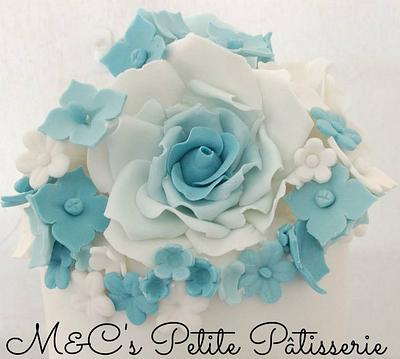 Pretty in Blue - Cake by M&C's Petite Pâtisserie