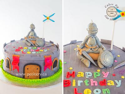 Castle and a knight cake - Cake by Petitery cakes