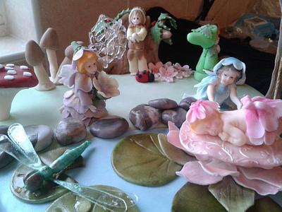 Fairy Christening cake - Cake by Willsmum