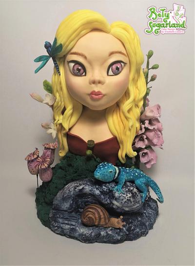 Nature Girl - Free Expo Challenge - Cake by Bety'Sugarland by Elisabete Caseiro 