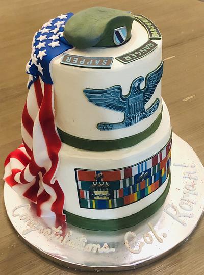 Military Promotion Cake - Cake by MerMade