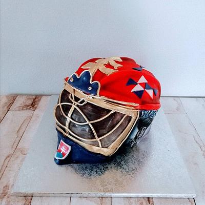 Hockey helmet - Cake by alenascakes