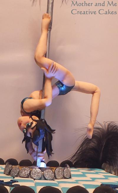 Pole Dancer for a 70th! - Cake by Mother and Me Creative Cakes