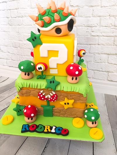 Super Mário birthday cake - Cake by Ana Sabóia de Castro Cake Design