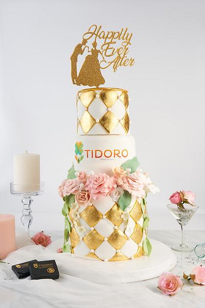 Making Your Cake Glamorous with Edible Gold Leaf - Cake by Tidoro