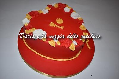 Red Heart cake - Cake by Daria Albanese