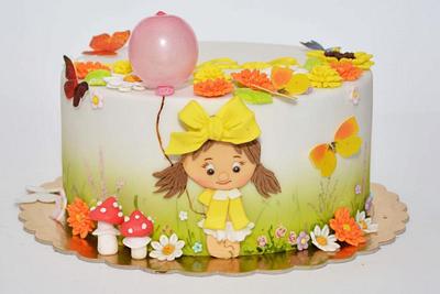 For little girl - Cake by Silvia