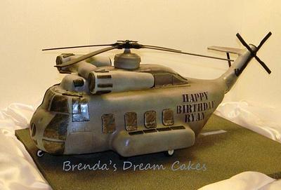 Helicopter cake - Cake by Brenda's Dream Cakes