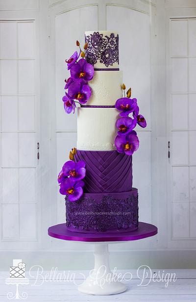 ‘Romantic purple' - Cake by Bellaria Cake Design 