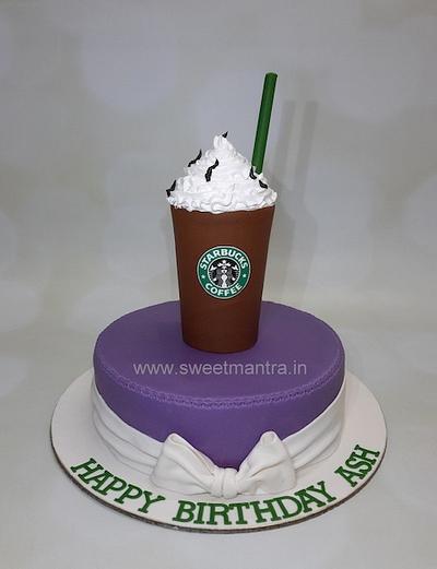 Starbucks Coffee cake - Cake by Sweet Mantra Homemade Customized Cakes Pune