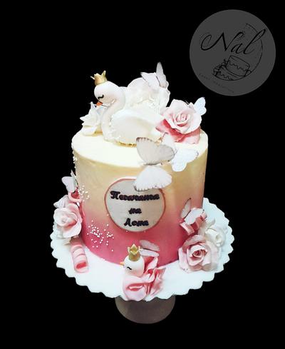A swan cake - Cake by Nal