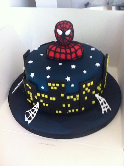 Spiderman - Cake by ASliceOfWhatYouFancy