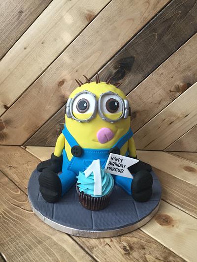 Minion 1st Birthday Cake - Cake by RainCityCakes