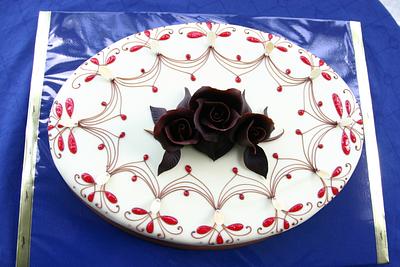 Chocolate wedding cake - Cake by Todor Todorov