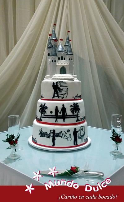 "Moments & dreams" Bride cake  - Cake by Elizabeth Lanas